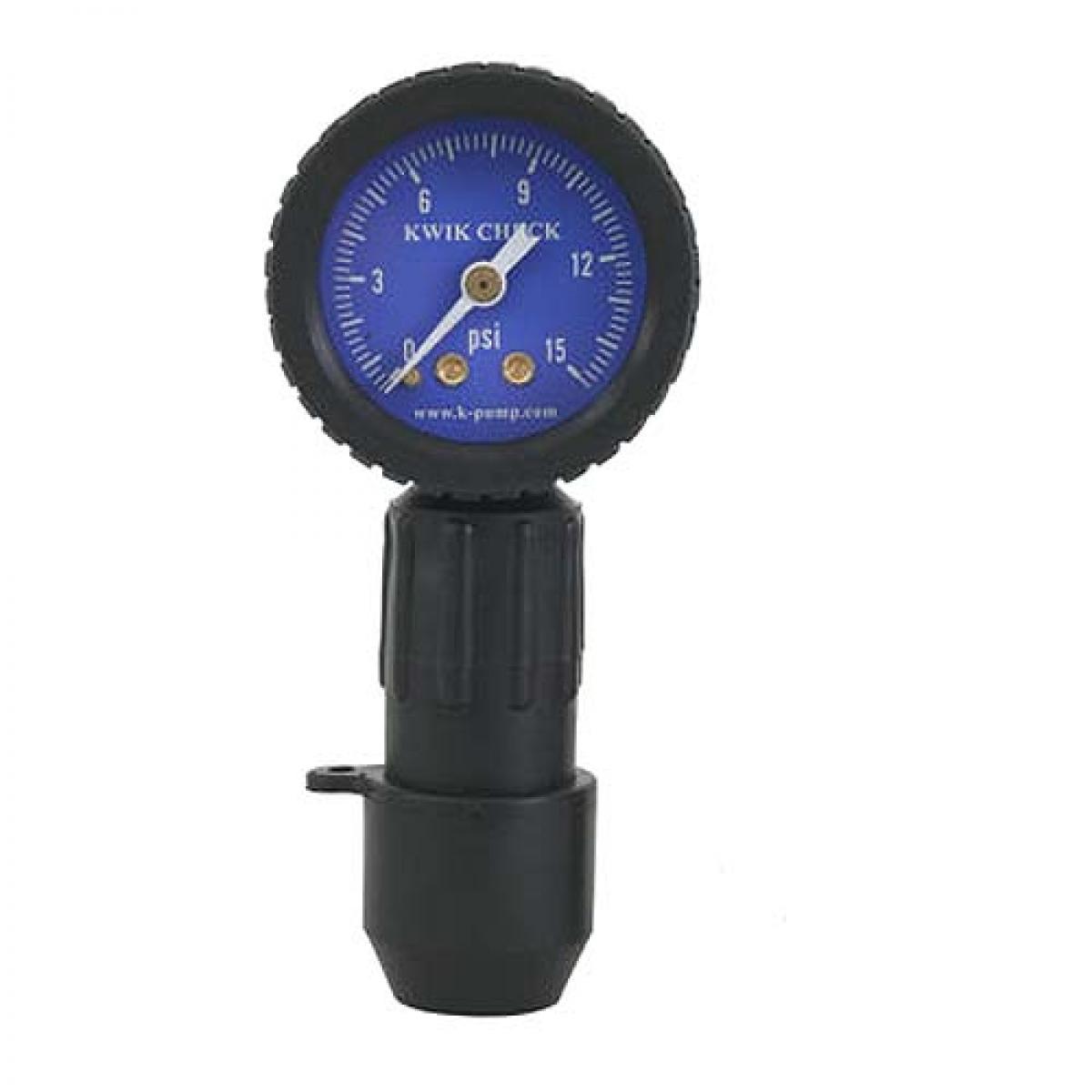 K-Pump Kwik Check Pressure Gauge, fits most valves